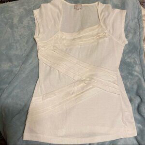 White bandage style top